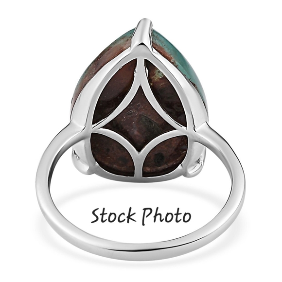 NWT RARE ZIMBAPRASE SOLITAIRE RING IN PLATINUM OVER STERLING SILVER SZ 7.0